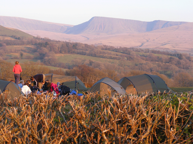 Camping in Wales